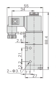 Пневмораспределитель BLCH 3V220-06
