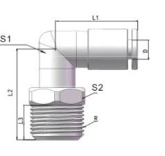 Фитинг BLCH SSPL4-01