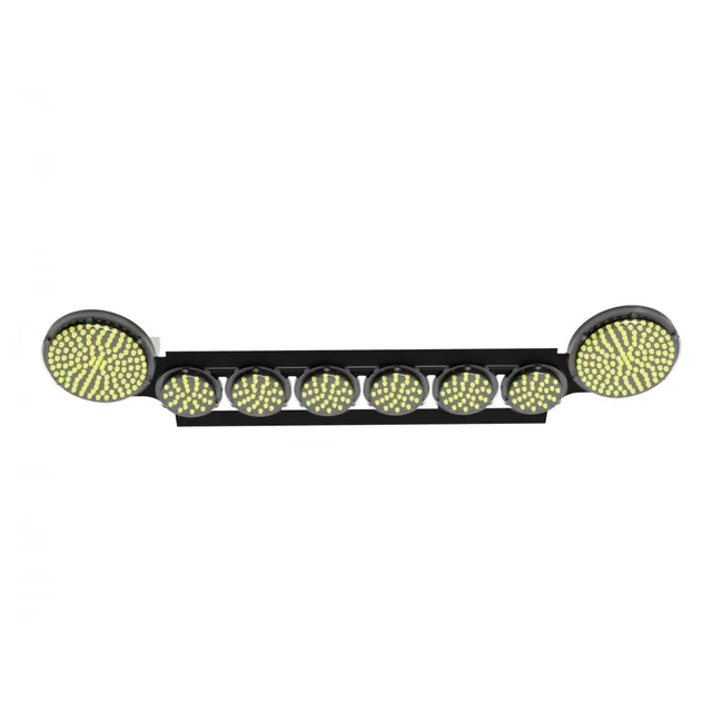 Светодиодная балка СБ-М-6(2)-100-О 12/24В (100мм-Ж-6шт, 200мм-Ж(Б)-2шт, проводной пульт управления)