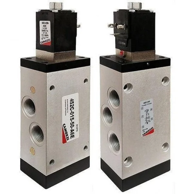 Пневмораспределитель Camozzi 452C-015-50-A63