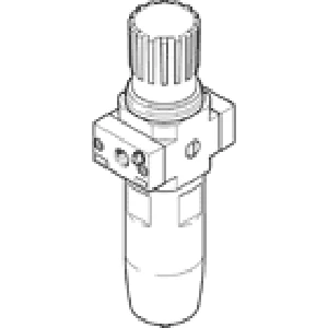 Фильтр-регулятор давления Festo LFR-1/4-D-5M-O-MIDI-T18-EX4
