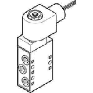 Распределитель с электроуправлением Festo MFH-5-1/8-S-EX