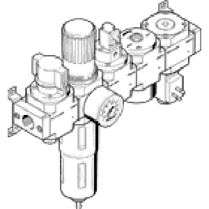 Блок подготовки воздуха Festo LFR-3/4-D-DI-MAXI-KG-A