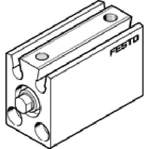 Короткоходовой цилиндр Festo AEVC-6-10-P-A