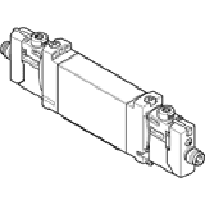 Распределитель с электроуправлением Festo VUVG-BK14-T32C-AT-F-1R8L-S