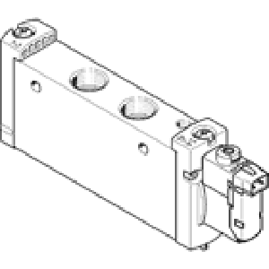 Распределитель с электроуправлением Festo VUVG-L18-M52-RT-G14-1H2L-W1