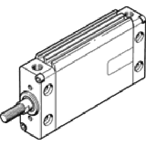 Плоский цилиндр Festo DZF-63-50-A-P-A