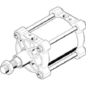 Стандартный цилиндр Festo DSBG-160-100-PPVA-N3