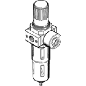 Фильтр-регулятор давления Festo LFR-1/2-D-5M-MAXI-A-MPA