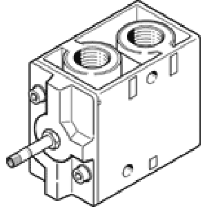 Распределитель с электроуправлением Festo MFH-3-1/2
