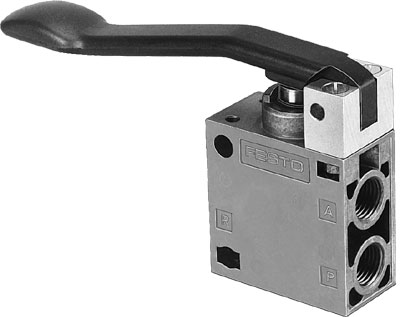 Распределитель с ручным управлением Festo TH-3-1/4-B