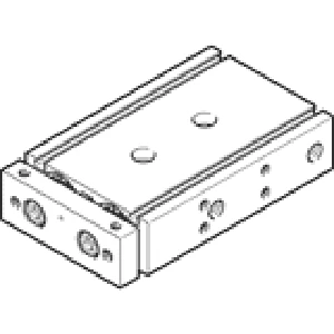 Двухпоршневой цилиндр Festo DGTZ-GF-25-90-P-A