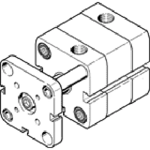 Компактный цилиндр Festo ADNGF-20-30-PPS-A