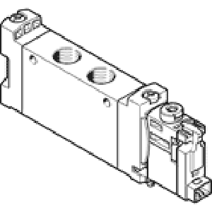 Распределитель с электроуправлением Festo VUVG-LK14-M52-AT-G18-1H2L-S