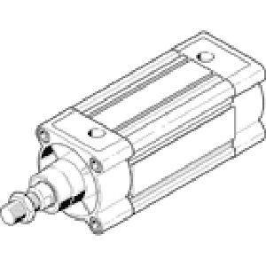 Стандартный цилиндр Festo DSBC-80-70-D3-PPSA-N3