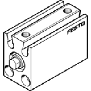 Короткоходовой цилиндр Festo ADVC-12-10-P-A