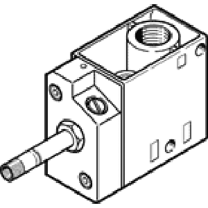Распределитель с электроуправлением Festo MFH-3-1/4