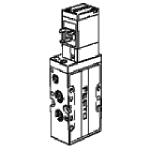 Распределитель с электроуправлением Festo MVH-5-1/4-S-B