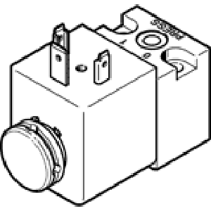 Распределитель с пилотным управлением Festo MDH-3/2-24DC