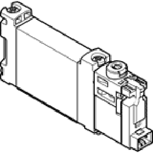 Распределитель с электроуправлением Festo VUVG-BK10-M52-AT-F-1H2L-S