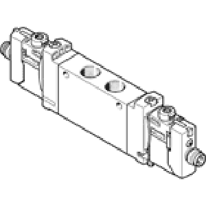 Распределитель с электроуправлением Festo VUVG-LK14-T32C-AT-G18-1R8L-S
