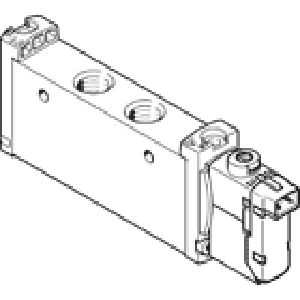 Распределитель с электроуправлением Festo VUVG-L14-M52-AT-G18-1H2L-W1