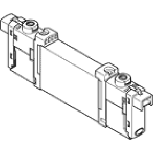 Распределитель с электроуправлением Festo VUVG-B10-T32C-AZT-F-1H2L-W1