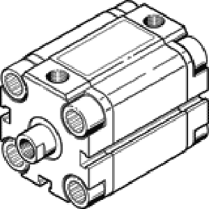 Компактный цилиндр Festo ADVU-12-10-P-A