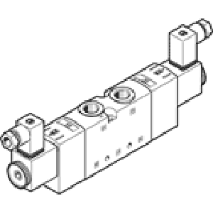 Распределитель с электроуправлением Festo VUVS-L25-B52-D-G14-F8-1C1+G