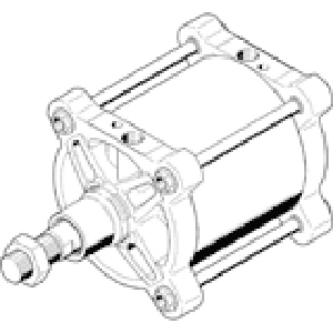 Стандартный цилиндр Festo DSBG-200-50-PPVA-N3