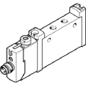 Распределитель с электроуправлением Festo VUVG-L10-M52-MT-M5-1R8L