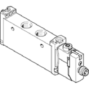 Распределитель с электроуправлением Festo VUVG-L14-M52-AT-G18-1R8L
