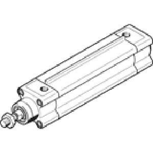 Стандартный цилиндр Festo DSBF-C-32-25-PPSA-N3-R