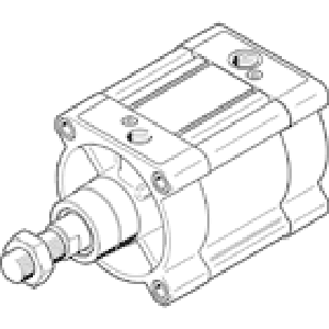 Стандартный цилиндр Festo DSBC-125-100-PPVA-N3