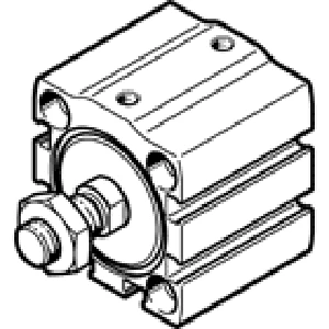 Компактный цилиндр Festo ADN-S-50-20-A-P-A