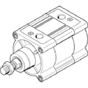 Стандартный цилиндр Festo DSBC-100-40-PPVA-N3