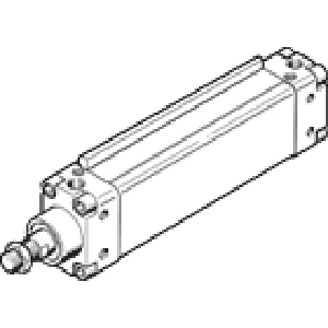 Плоский цилиндр Festo DZH-50-100-PPV-A