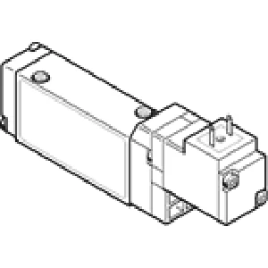 Распределитель с электроуправлением Festo MEH-5/2-5,0-B