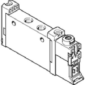 Распределитель с электроуправлением Festo VUVG-L10-M52-MT-M7-1P3