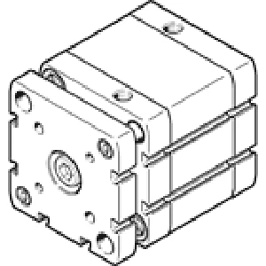 Компактный цилиндр Festo ADNGF-63-80-PPS-A