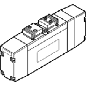 Пневмораспределитель Festo VL-5/3B-D-02