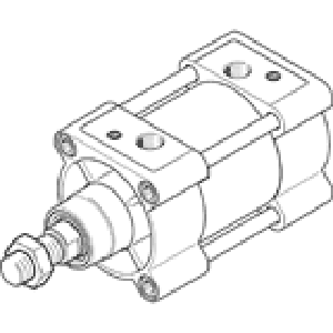 Стандартный цилиндр Festo DSBG-80-125-PPVA-N3