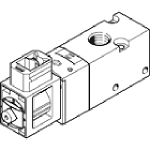 Распределитель с электроуправлением Festo VUVS-LK25-M32C-AD-G14-1B2-S