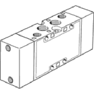 Пневмораспределитель Festo VL-5/3G-1/8-B