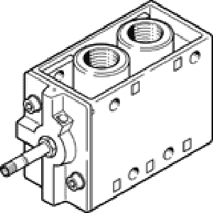 Распределитель с электроуправлением Festo MFH-5-1/2