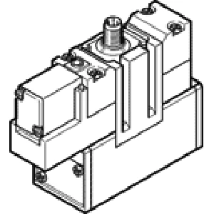 Распределитель с электроуправлением Festo MEBH-5/2-D-3-ZSR-C