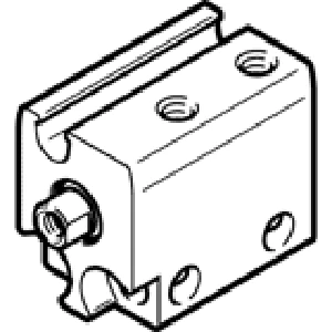 Компактный цилиндр Festo ADN-S-10-5-I-F1A