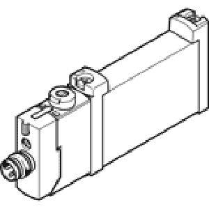 Распределитель с электроуправлением Festo VUVG-B10-M52-RZT-F-1R8L