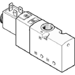 Распределитель с электроуправлением Festo VUVS-L30-M32C-AD-G38-F8-1C1+G