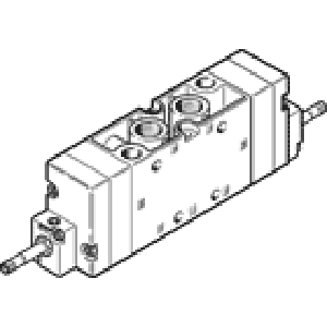 Распределитель с электроуправлением Festo MFH-5/3G-3/8-B